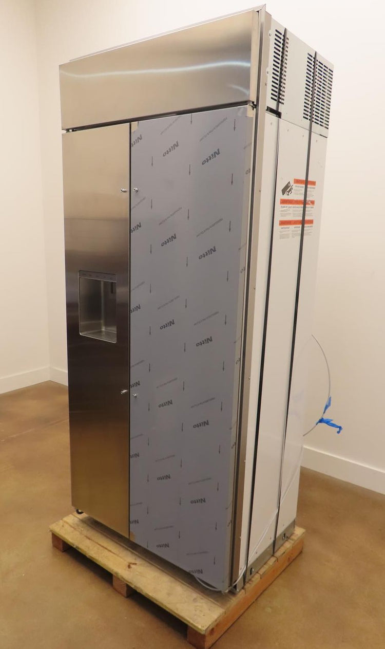 Monogram ZISS360DNSS 36" Counter Depth Built-In Side by Side Smart Refrigerator