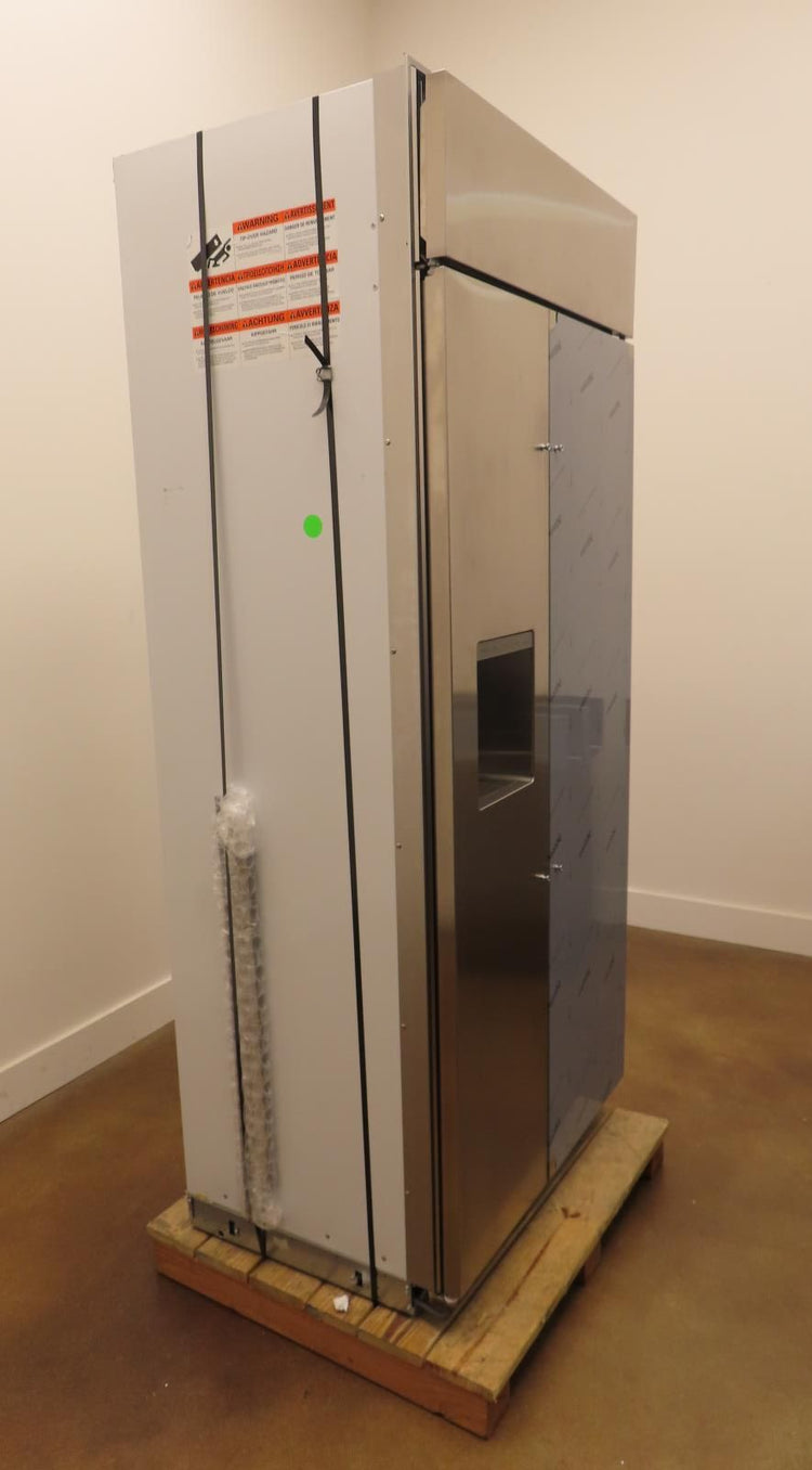 Monogram ZISS360DNSS 36" Counter Depth Built-In Side by Side Smart Refrigerator