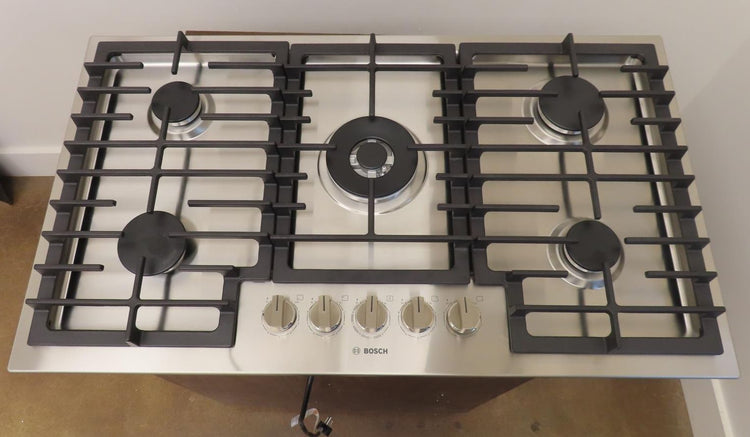 Bosch 800 Series NGM8659UC 36" Built-In Gas Cooktop with 5 Sealed Burners
