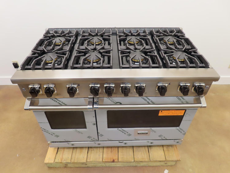 Viking 5 Series VGR5488BSSLP 48 Inch Freestanding Professional Gas Range