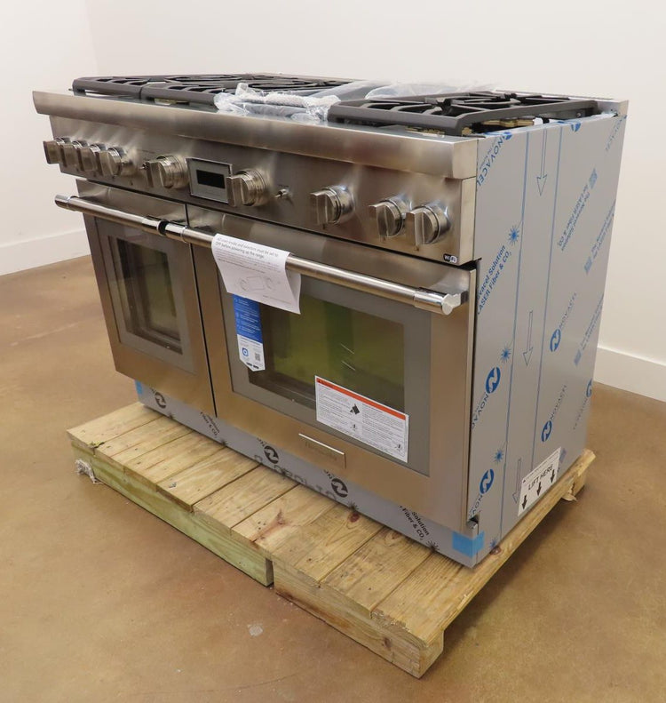 Thermador Pro Harmony PRD486WDHU 48" Freestanding Dual Fuel Range