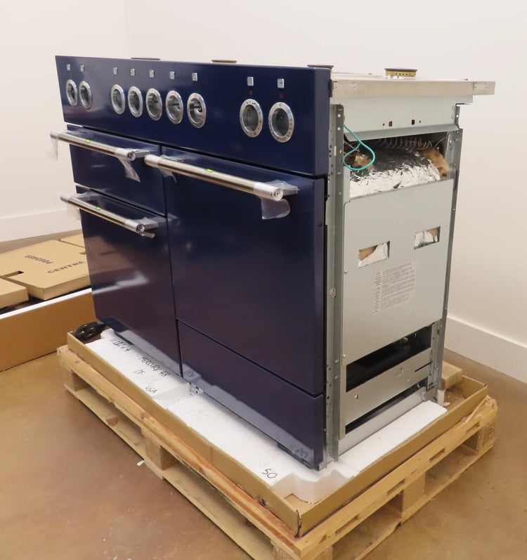 AGA Mercury AMC48DFBBY 48" Freestanding Dual Fuel Blueberry Range