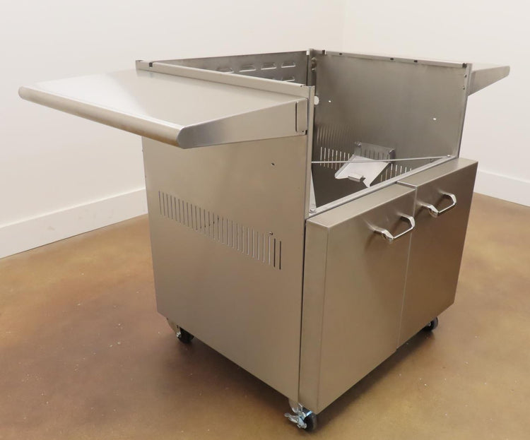 Cart with Front Storage Access Doors for a Lynx L30TRFLP Grill
