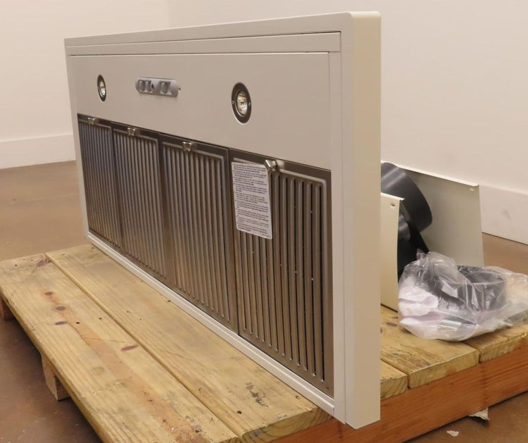 AGA AMCHD44IVY 44" Ivory 600 CFM Blower Mount Range Hood with 600 CFM Blower