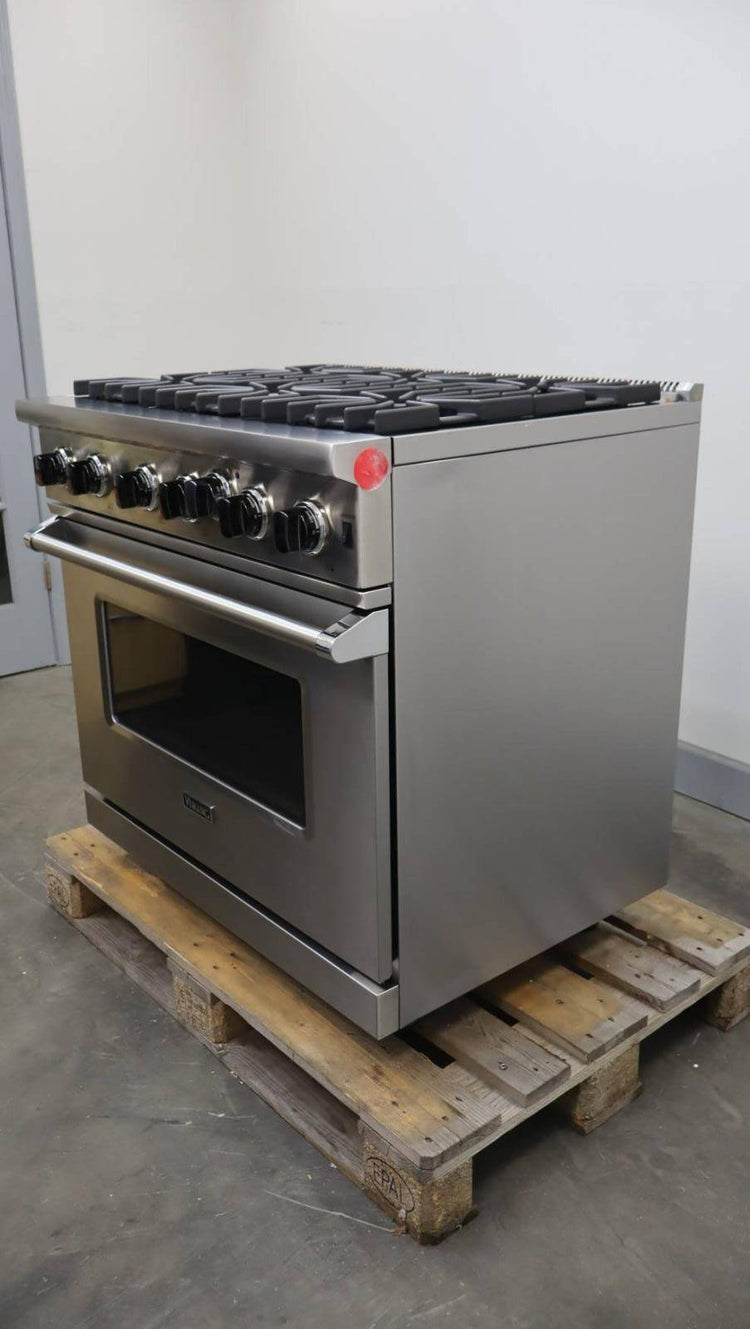Viking 5 Series '20 36" Professional 6 Burners Natural Gas Range VGIC53626BSS