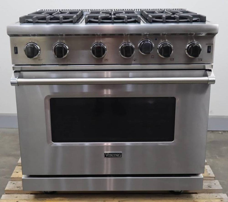 Viking 5 Series '20 36" Professional 6 Burners Natural Gas Range VGIC53626BSS