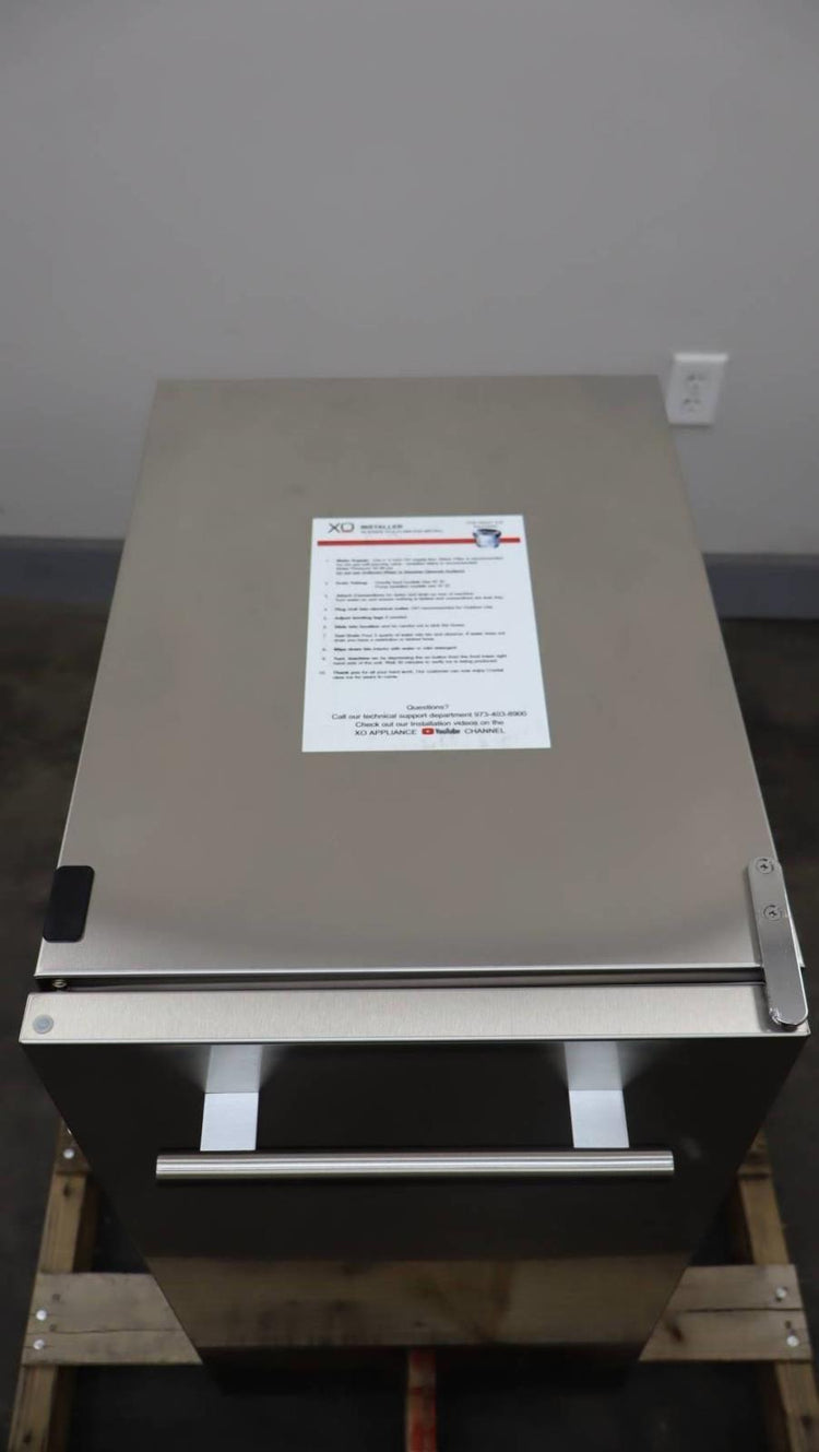 XO 15" Built-In Crystal Clear Cubes Indoor/Outdoor Gourmet Ice Maker XOUIM1565SP