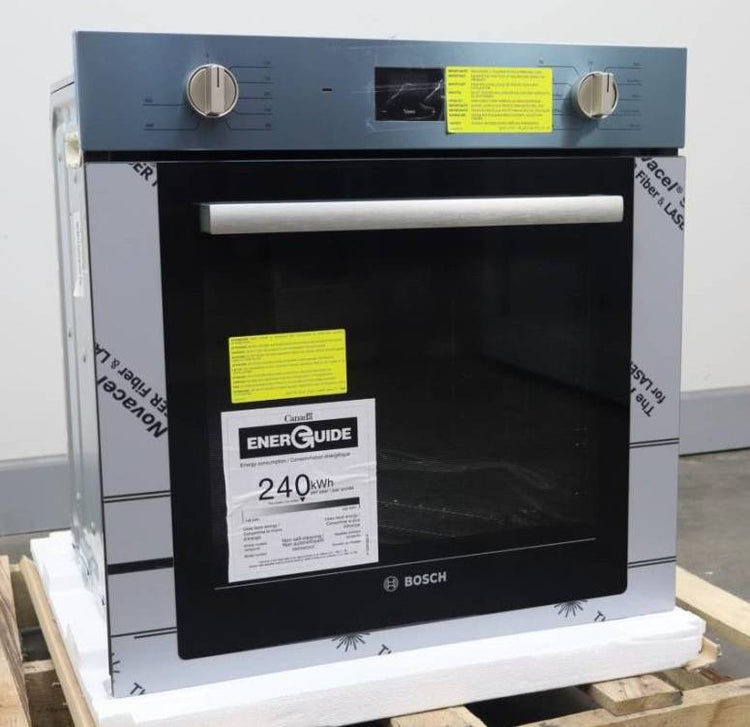 Bosch 500 Series 24" Stainless Single Convection Electric Wall Oven HBE5453UC