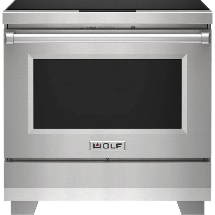 NIB Wolf Professional IR36550SP 36" 5 Zone 6.3 Cu.Ft. SS Induction Smart Range - Alabama Appliance