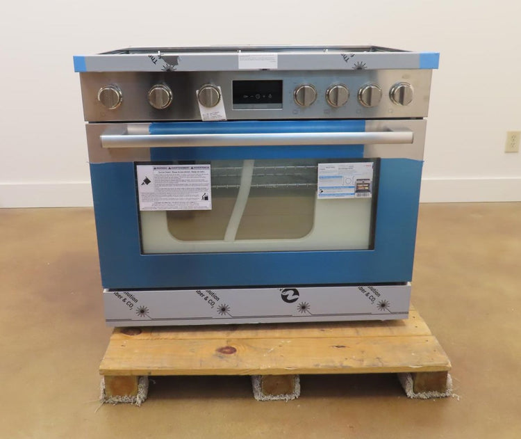 Bosch 800 Series HDS8655U 36" 6 Burner Dual Fuel Convection Range