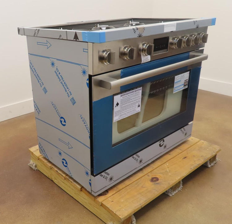 Bosch 800 Series HDS8655U 36" 6 Burner Dual Fuel Convection Range