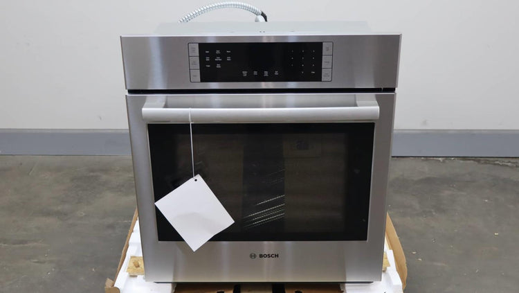 Bosch 27" 4.1 SS EcoClean Convection Single Electric Wall Oven HBN8451UC