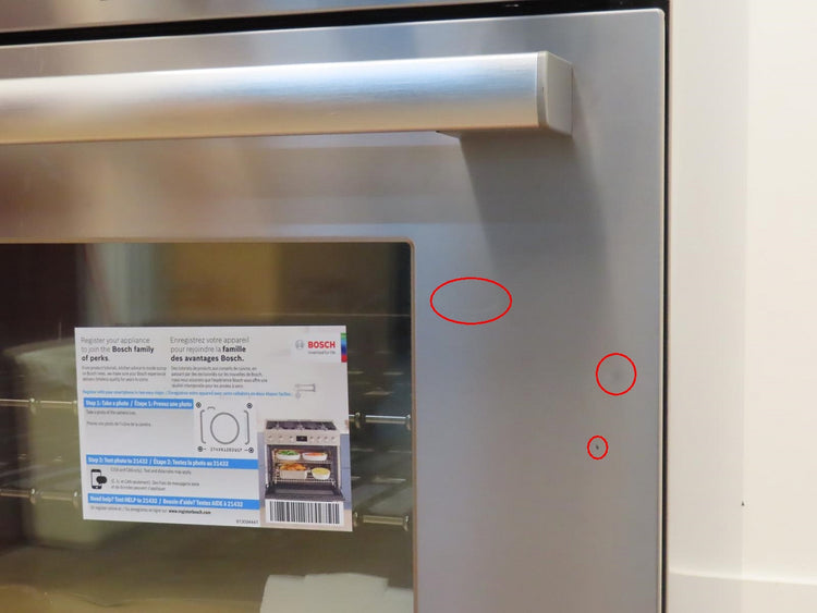 Bosch 800 Series HDS8055U 30" Freestanding Dual Fuel Range Stainless Steel Pics