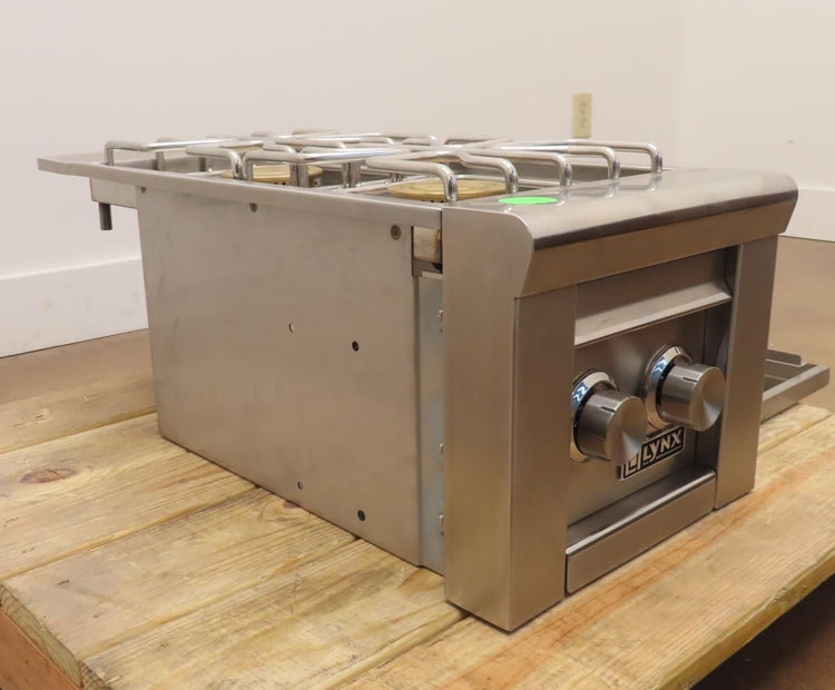 Lynx Professional Grill Series LSB22NG Built-In Double Side Burner Natural Gas