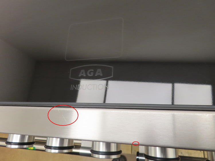 AGA Mercury AMC48INSS 48" 5 Heating Elements Electric Induction Stainless Range