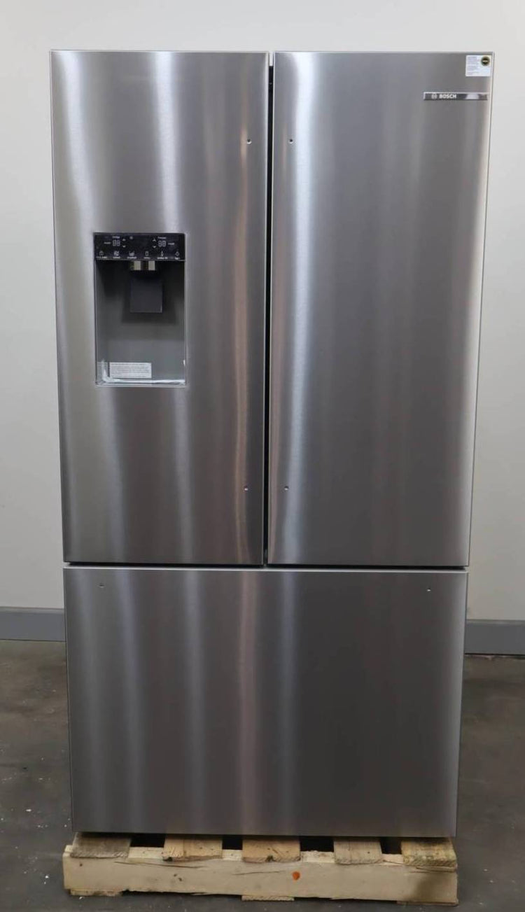 Bosch 36 Inch 500 Series Freestanding French Door Smart Refrigerator B36CD52SNS