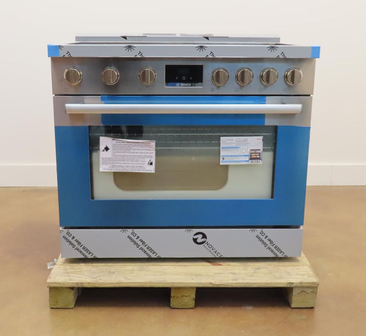 Bosch 800 Series HGS8655UC 36" Stainless Gas Range with 6 Sealed Burners Pics