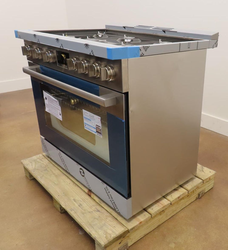 Bosch 800 Series HGS8655UC 36" Stainless Gas Range with 6 Sealed Burners Pics