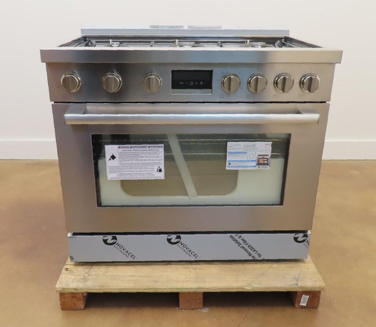 Bosch 800 Series HDS8655U 36" 6 Burner Dual Fuel Convection Range Pictures