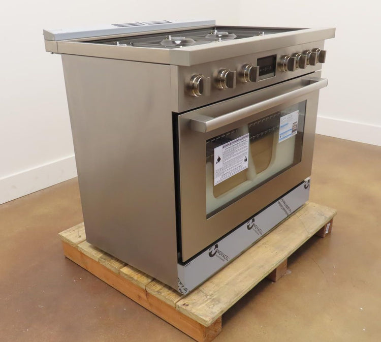 Bosch 800 Series HDS8655U 36" 6 Burner Dual Fuel Convection Range Pictures