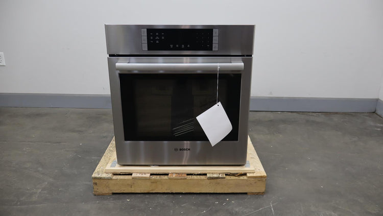 Bosch 27" 4.1 SS EcoClean Convection Single Electric Wall Oven HBN8451UC
