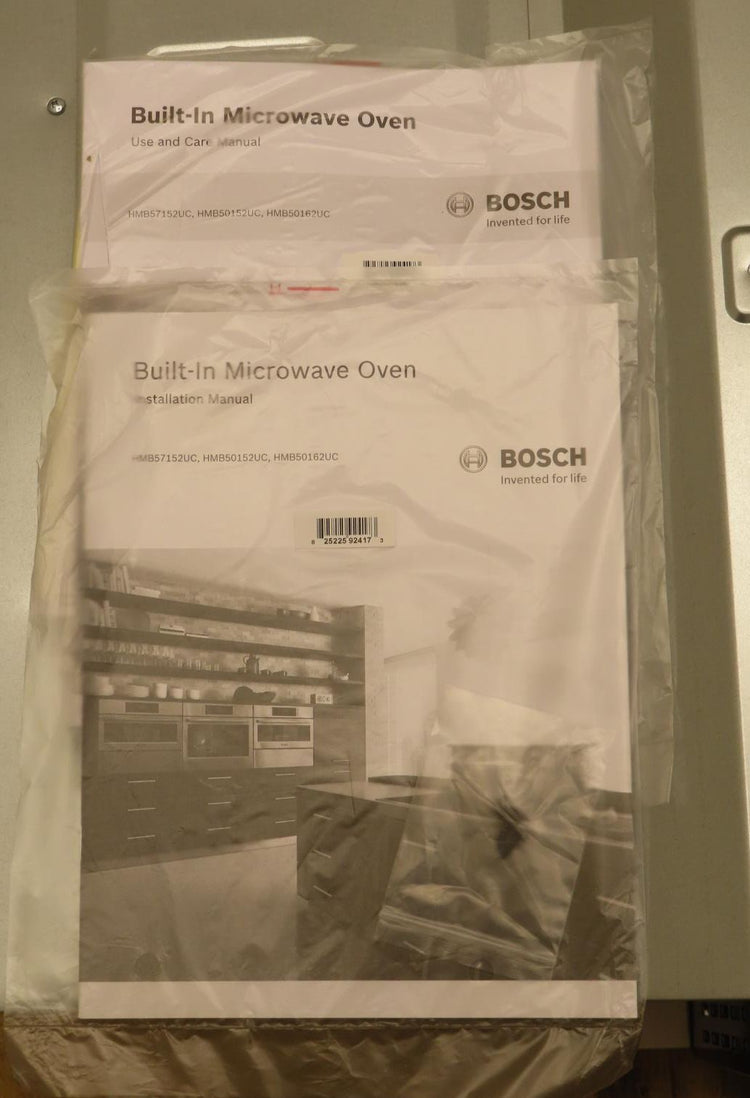 Bosch 500 Series HMB57152UC 27'' Stainless Steel Built-In Microwave Oven