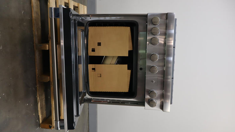 Thermador 30 Inch Stainless Freestanding Professional Dual Fuel Range PRD304WHU