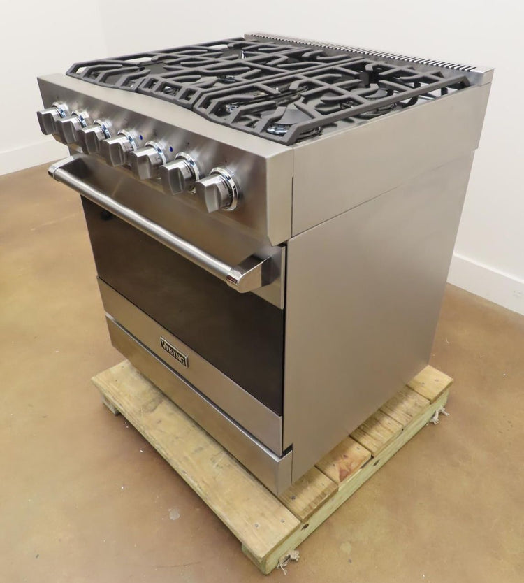 Viking 3 Series 30" 5Burners Freestanding Dual Fuel Range RVDR33025BSS 2025Model