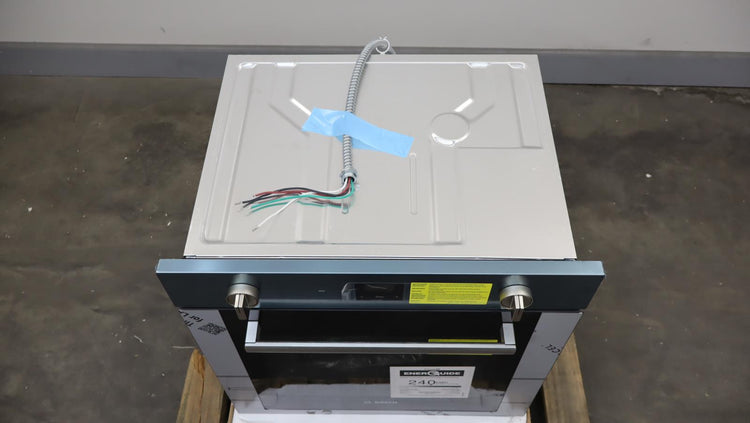 Bosch 500 Series 4 Inch Stainless Single Convection Electric Wall Oven HBE5453UC - Alabama Appliance