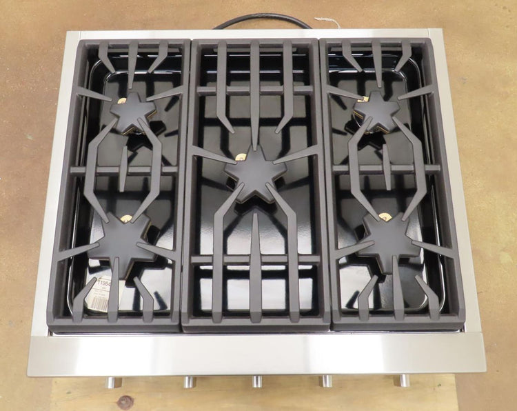 Thermador Professional Series PCG305W 30" Gas Rangetop 5 Pedestal Star®Burners
