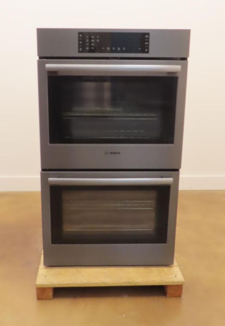 Bosch 800 Series HBL8642UC 30" Black Stainless Double Electric Wall Oven Pics