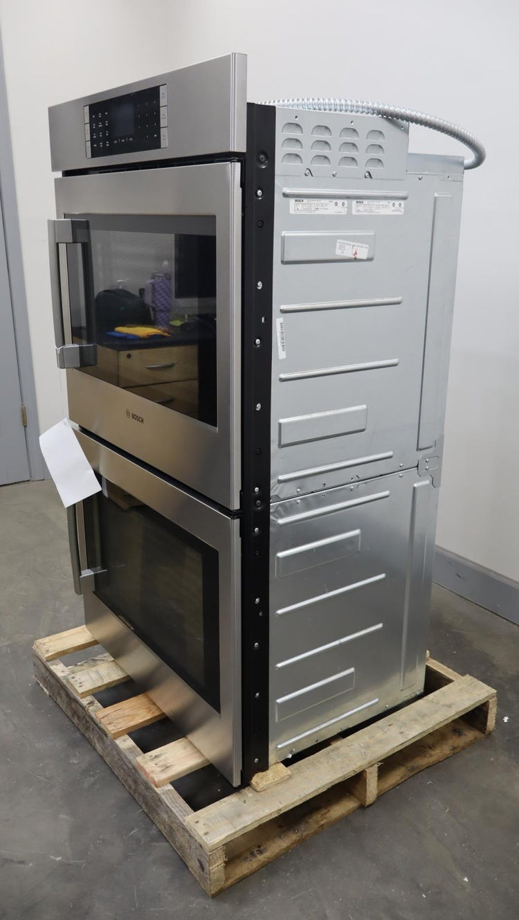 Bosch 30" Benchmark Series SS Convection Double Electric Wall Oven HBLP651RUC - Alabama Appliance