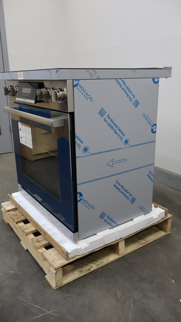 Bosch 30" Stainless Freestanding 800 Series Induction Electric Range HIS8055U - Alabama Appliance