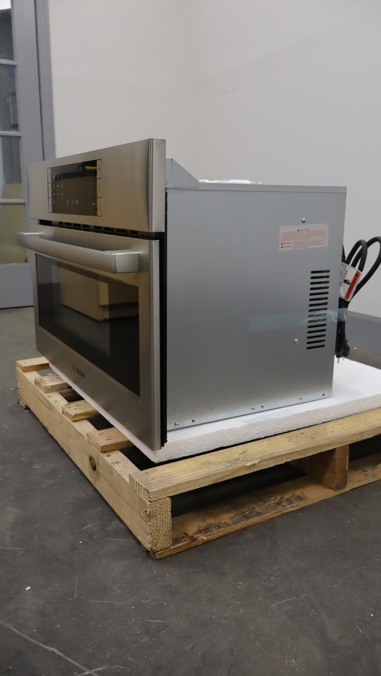 Bosch 800 Series 30" SpeedChef True Convection Sensor Cook SS Oven HMC80152UC - Alabama Appliance