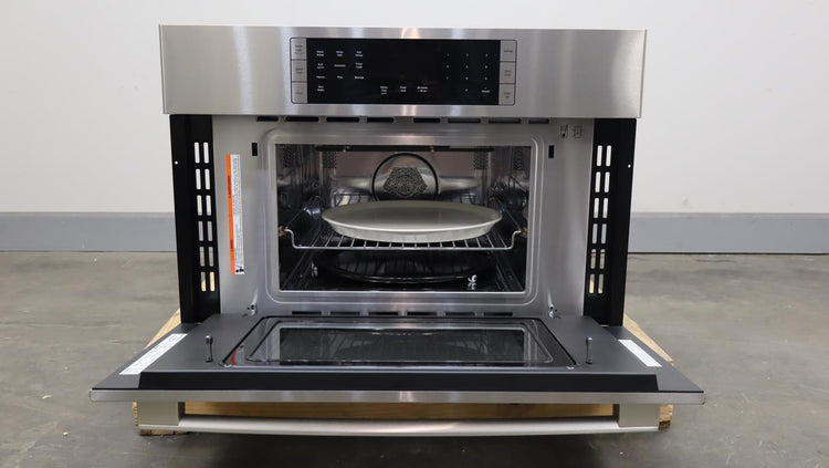 Bosch 800 Series 30" SpeedChef True Convection Sensor Cook SS Oven HMC80152UC - Alabama Appliance