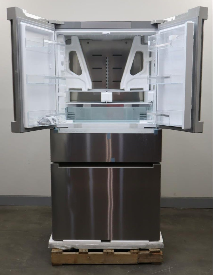 Bosch 800 Series 36" Freestand Stainless 20.5 Cu.Ft. French Door B36CL80ENS - Alabama Appliance