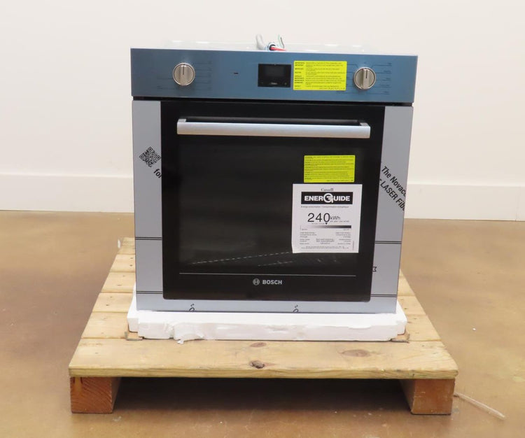 Bosch 500 Series HBE5453UC 24" Convection Electric Wall Oven Stainless Perfect - Alabama Appliance