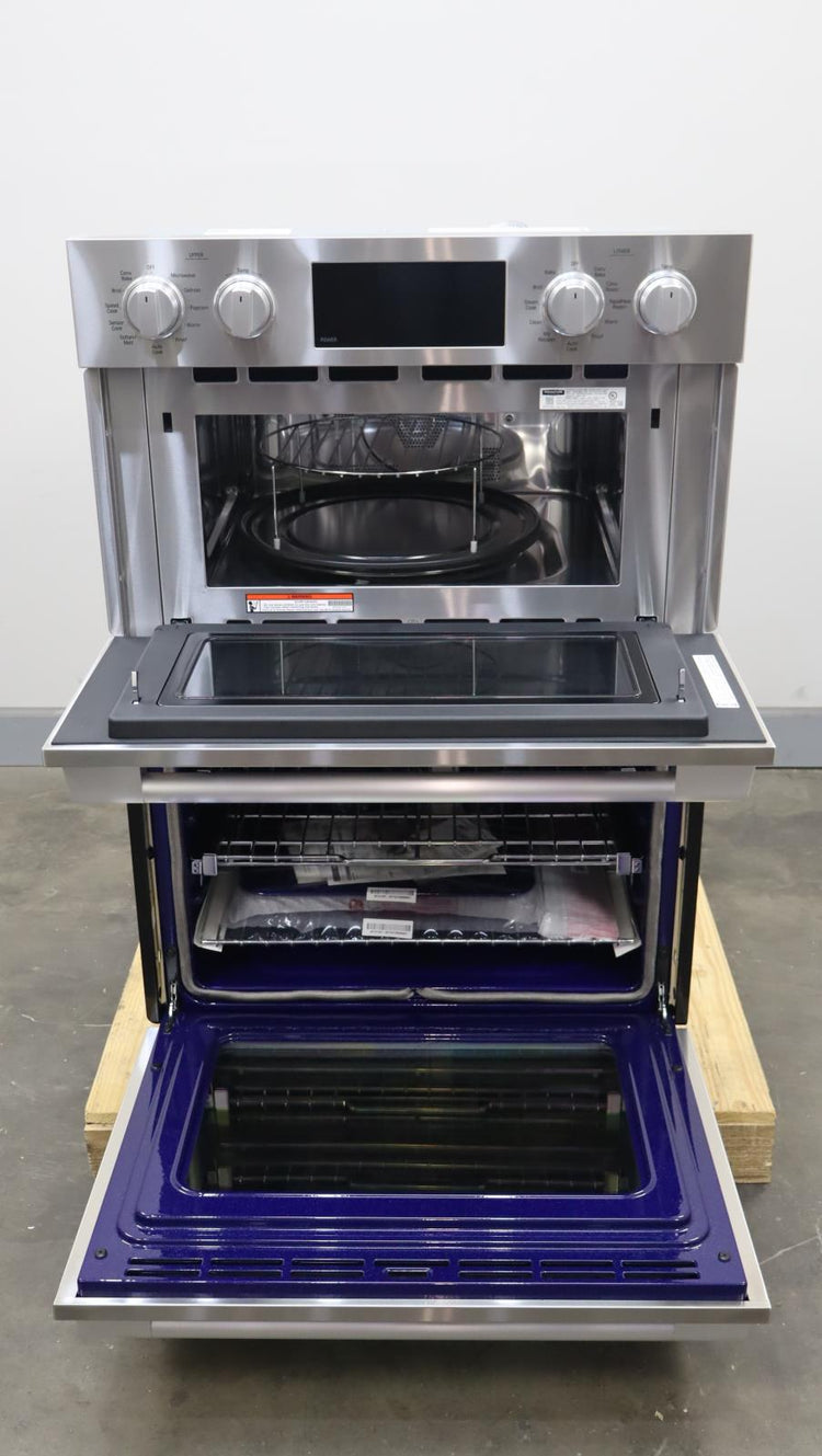 SKS 30" Smart 6.4 ft Cap. Double Combination Electric Wall Oven SKSCV3002S - Alabama Appliance