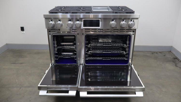Signature Kitchen Suite 48" Double Oven Dual Fuel Convection Range SKSDR480GS - Alabama Appliance