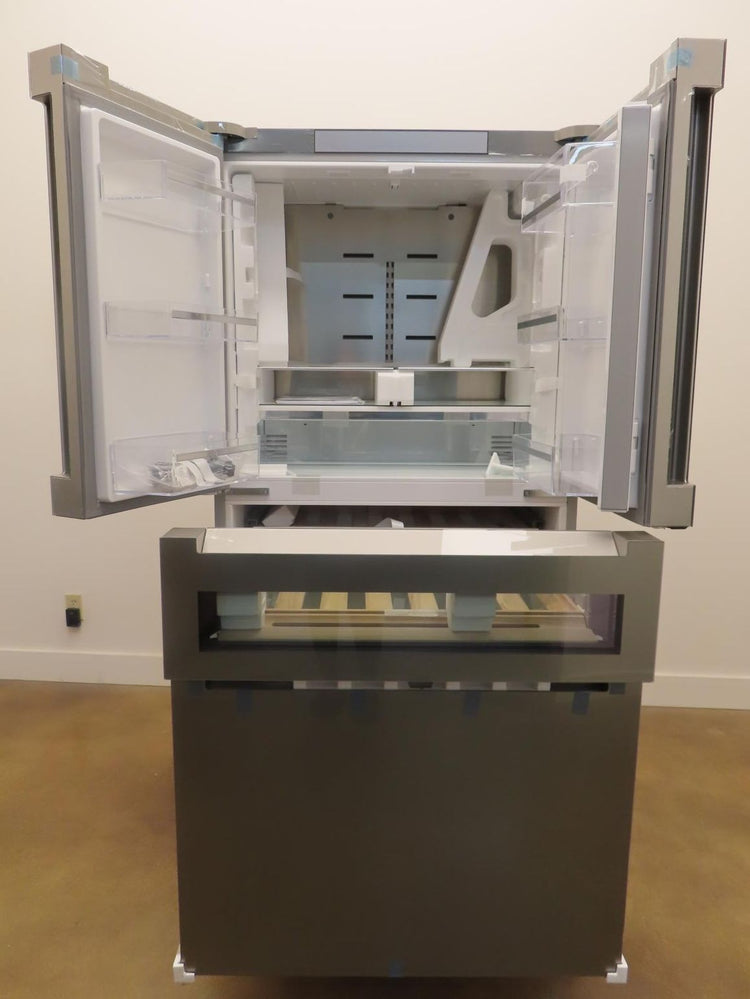 Bosch 800 Series B36CL81ENG 36" Freestanding French Door Smart Refrigerator Pics