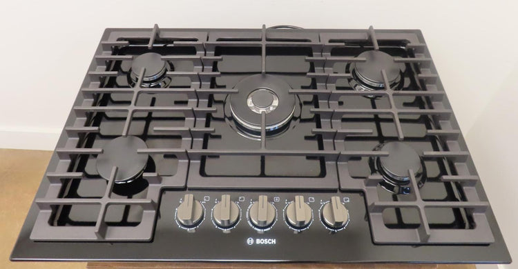 Bosch 800 Series NGM8049UC 30" Built-In Black Gas Cooktop With 1 Year Warranty