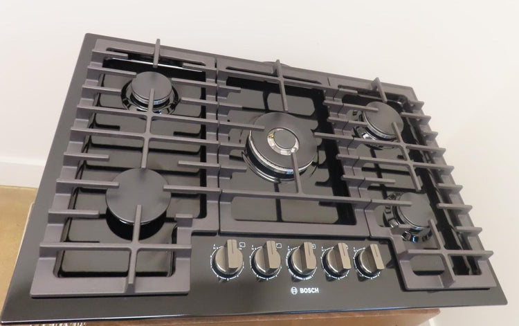Bosch 800 Series NGM8049UC 30" Built-In Black Gas Cooktop With 1 Year Warranty