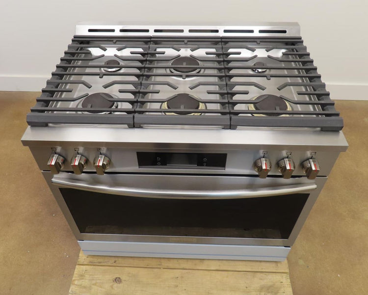 Frigidaire Gallery Series GCFD3661AF 36 Inch Freestanding Dual Fuel Range