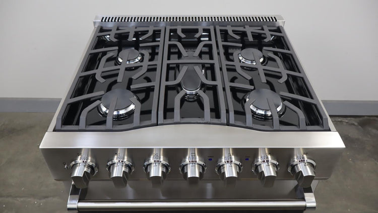 Viking 3 Series '24 30" 5 Sealed Burners Freestanding Gas Range RVGR33025BSS
