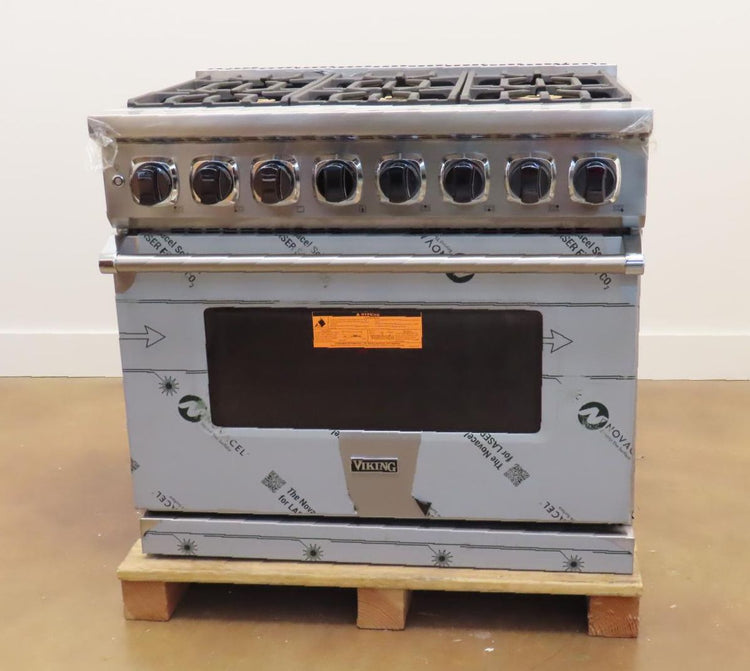 Viking 7 Series VDR73626BSSLP 36 Inch Pro-Style Dual-Fuel Range 2024 Model