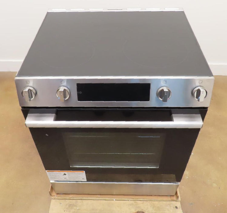 Bosch 100 Series HEF1050MU 30 in SlideIn Electric Convection Range With Warranty