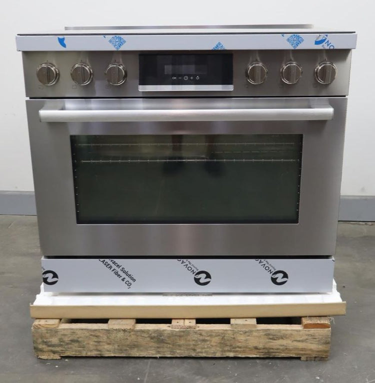 Bosch 800 Series 36" Slide-In 3.7 cu.ft 5 Elements Induction Range HIS8655U