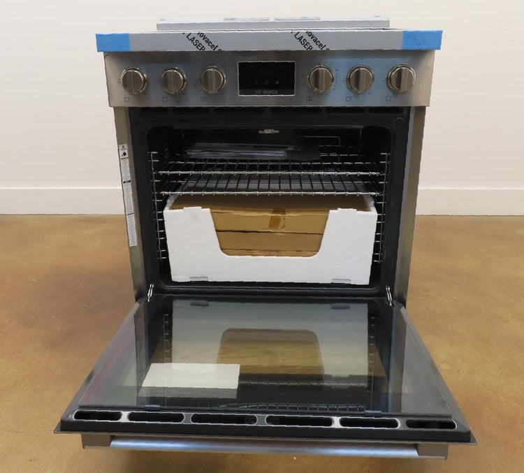Bosch 800 Series HGS8055UC 30" Stainles Steel Freestanding Gas Range Pictures