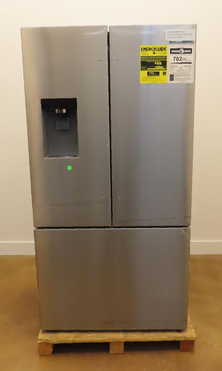Bosch 500 Series B36FD52SNS 36" Freestanding French Door Smart Refrigerator