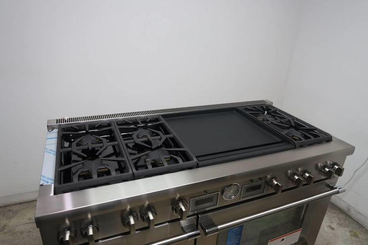 *Thermador Pro Grand 60" 6 Star Burner & Griddle SS Dual Fuel Range PRD606WESG